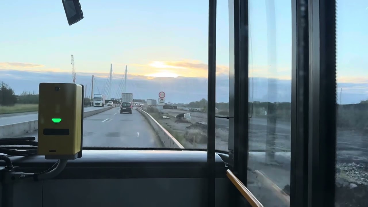 Mitfahrt Ebusco der NIAG auf der SB30 von Moers nach Duisburg