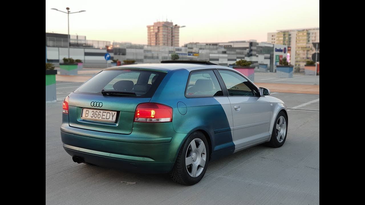 Plasti Dip Chameleon Audi A3 PlastiDip Green/Blue Chameleon