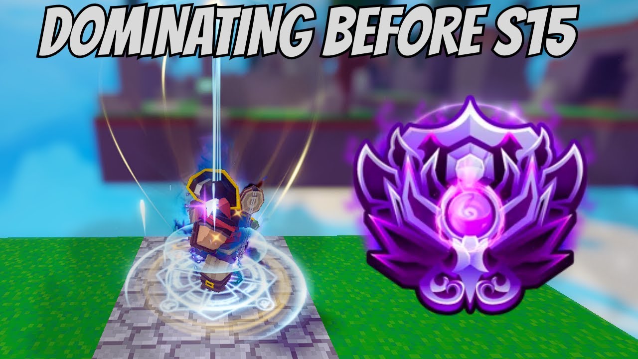 DOMINATING In RANKED Before S15... (Roblox Bedwars)