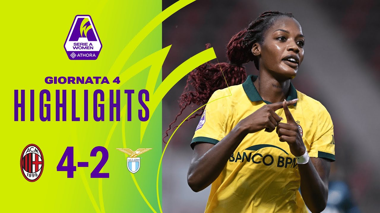 Milan-Lazio 4-2 | Doppia Van Dooren, Renzotti e Ijeh per il poker rossonero | #SerieAWomenAthora