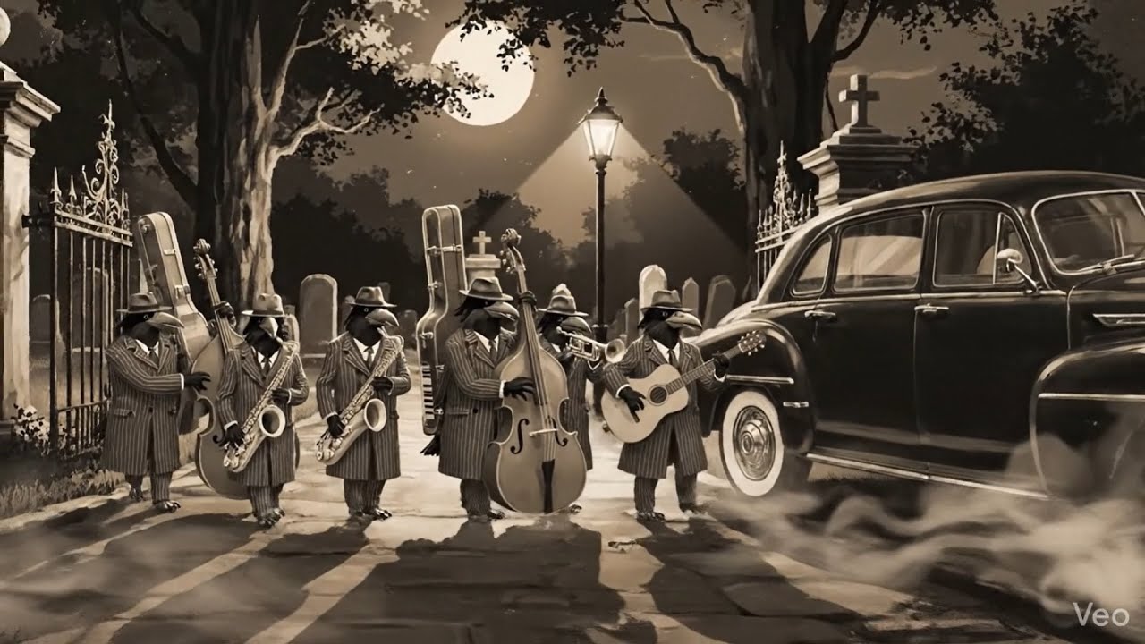 MIDNIGHT CROW JAZZ Leave the Cemetery Gates – Jazz for Deep Focus & Work