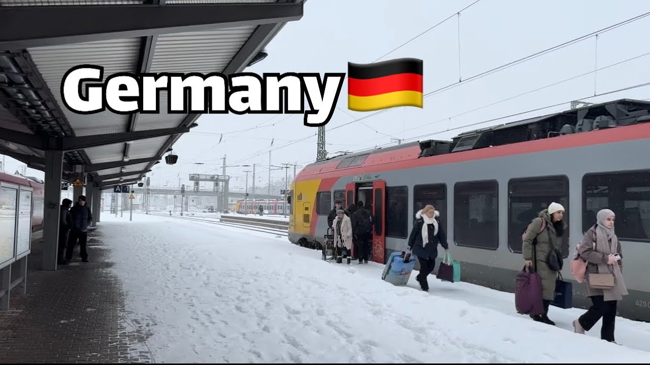 Epic Snowfall in Germany 🇩🇪 | Heavy Snow Covers Hesse in a Winter Wonderland 