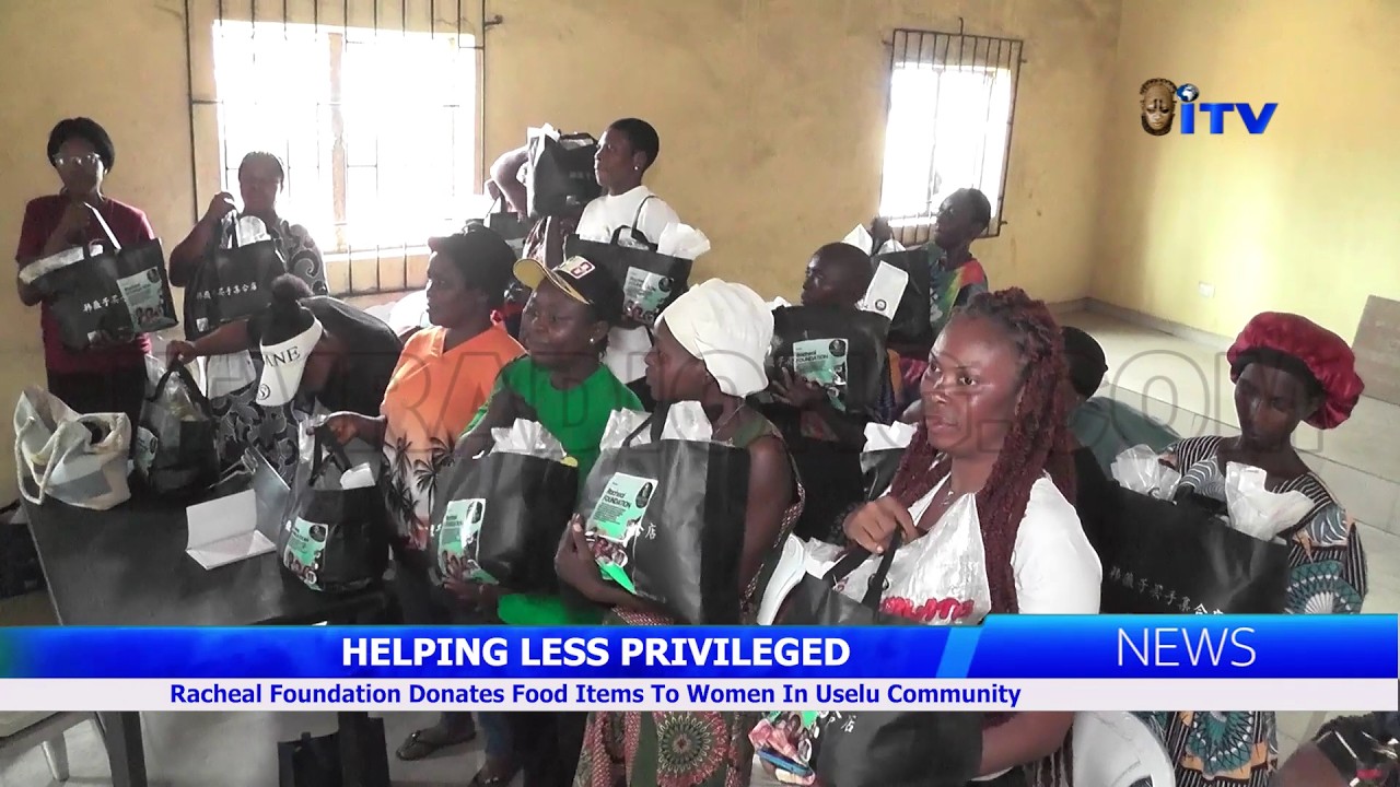 HELPING LESS PRIVILEGED: Rachael Foundation Donates Food Items To Women In Uselu Community