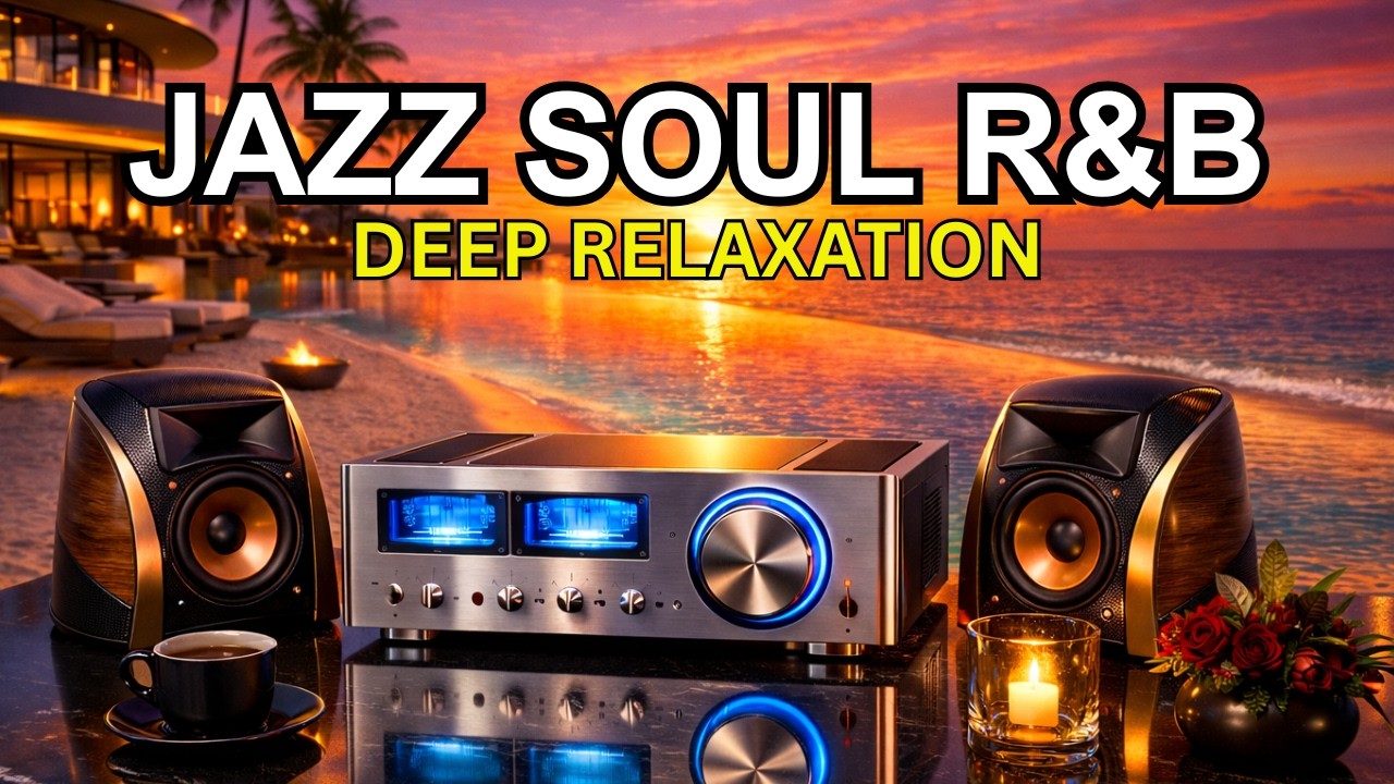 Smooth Jazz x Soulful R&B 💚 Cozy Study & Relaxation Music – Soft R&B Instrumental Grooves for Calm