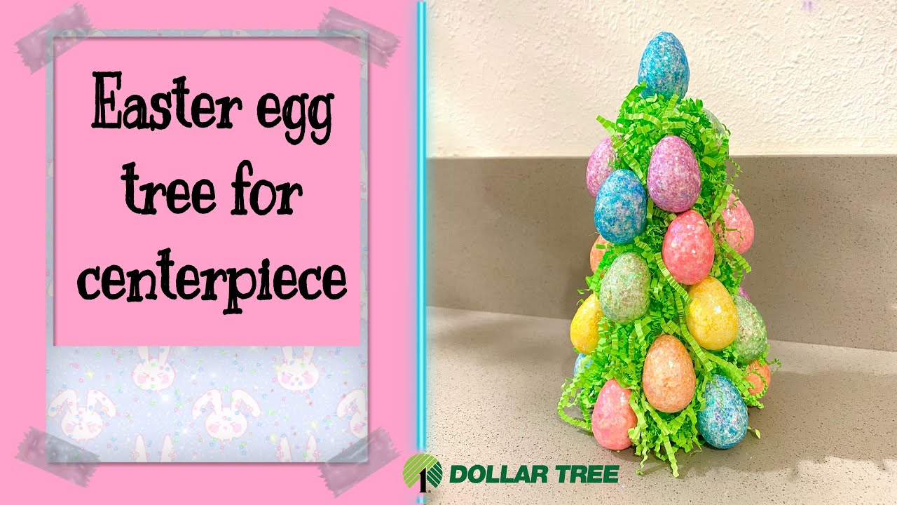DIY easter egg tree