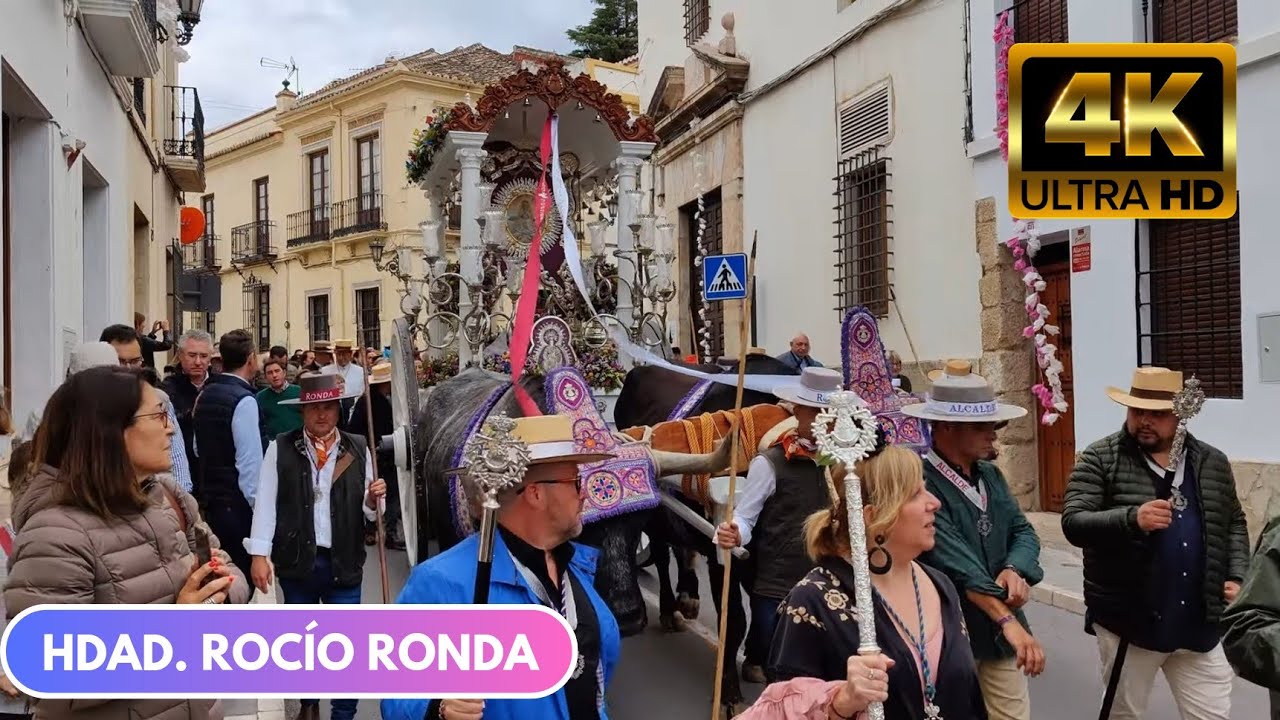 Hdad del Rocío de Ronda por el centro de la Ciudad. 2023