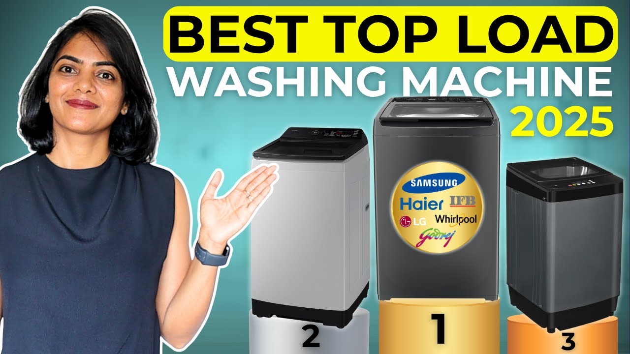 Best Washing Machine 2025 | Top Load | Samsung vs Panasonic vs LG vs Whirlpool