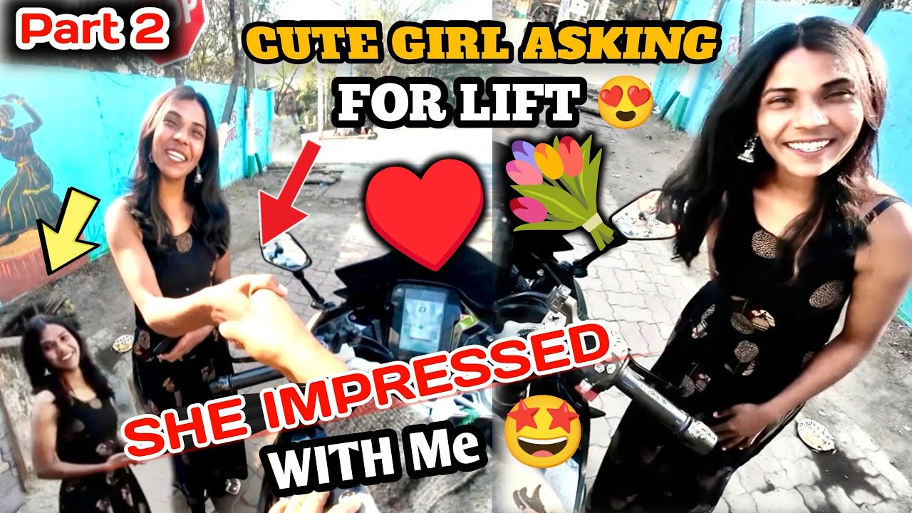 Cute Stranger Girl Asking For Lift💕💐 I|Please Help me😰 ?||Number... Chahiye ❤️