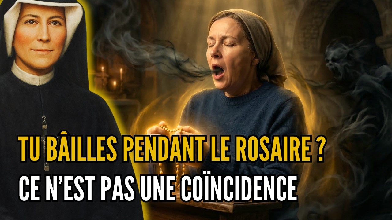 Pourquoi bâilles-tu en priant le Rosaire ? Sainte Faustine révèle le mystère caché dans ton âme