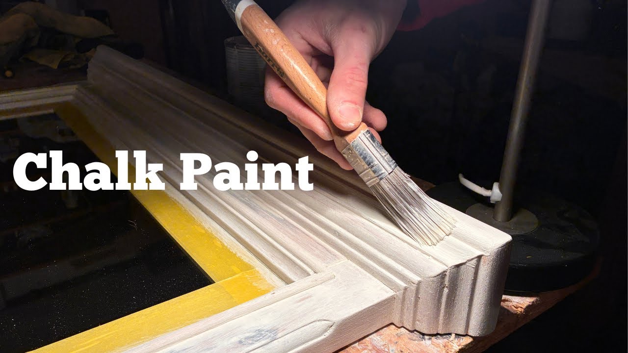 Restoring a Salvaged Mirror with Chalk Paint