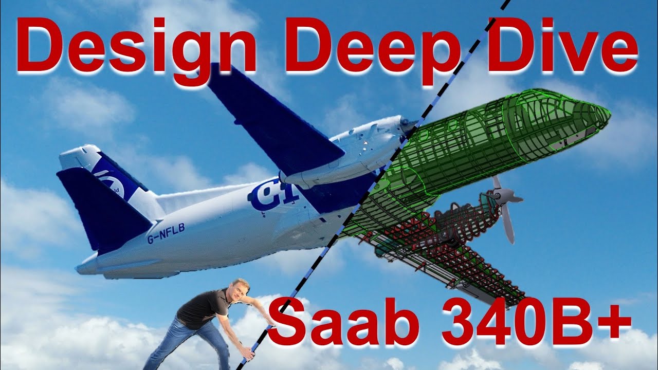 DDD1: Saab 340 — особенности дизайна и на борту совершенно особенного самолета HD 1080p