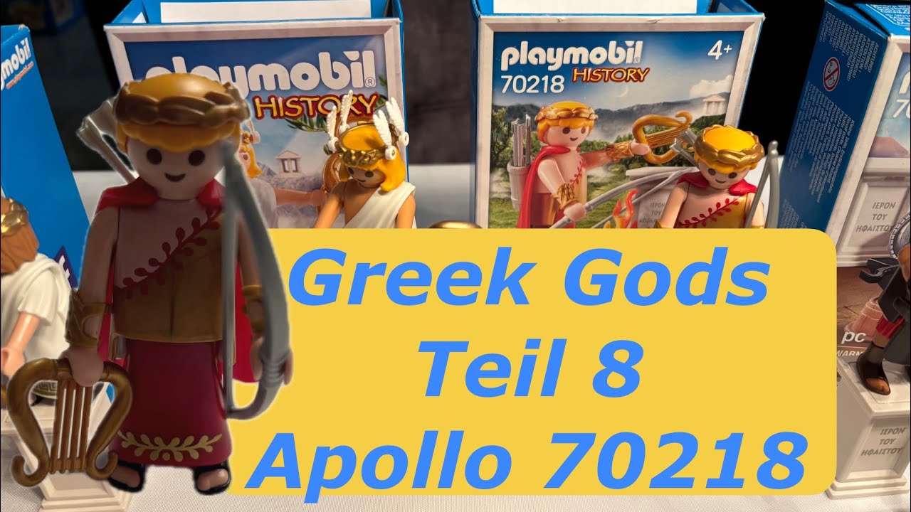 Playmobil History Griechische Götter / Greek Gods Teil 8 Apollo 70218