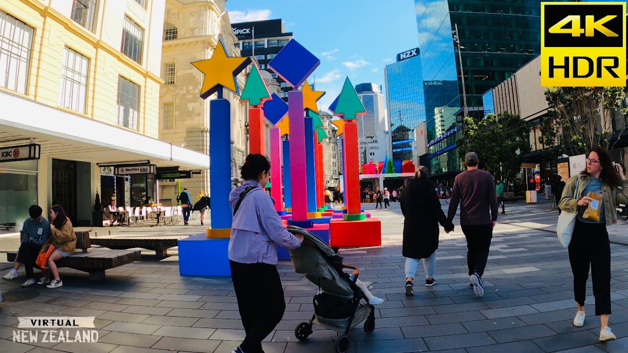 【4K HDR】Electric  Scooter Ride Auckland City New Zealand!
