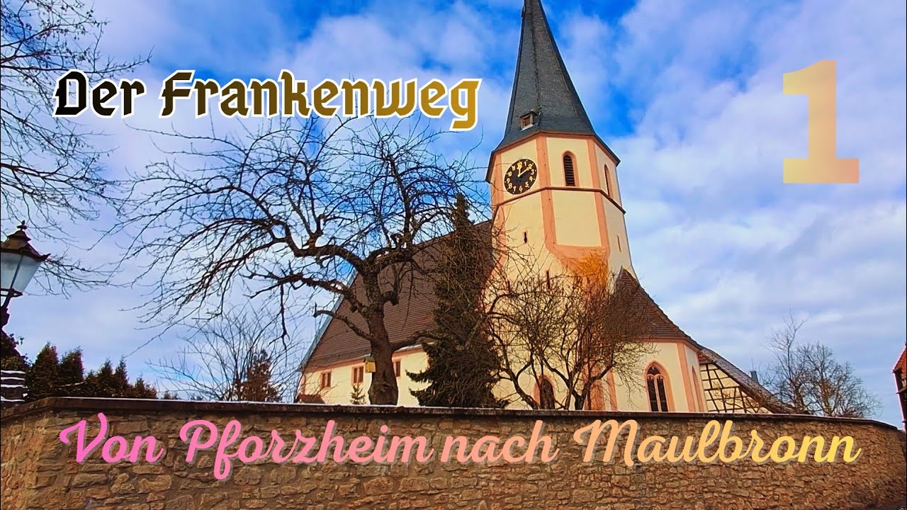 Der Frankenweg (HW 8) | Tag 1 | Von Pforzheim nach Maulbronn | Januar 2026