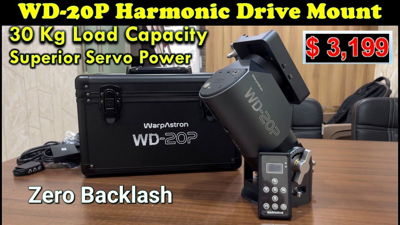 Harmonic Drive Mount 30 kg Telescope , WD20P Warp  for Space Photographers