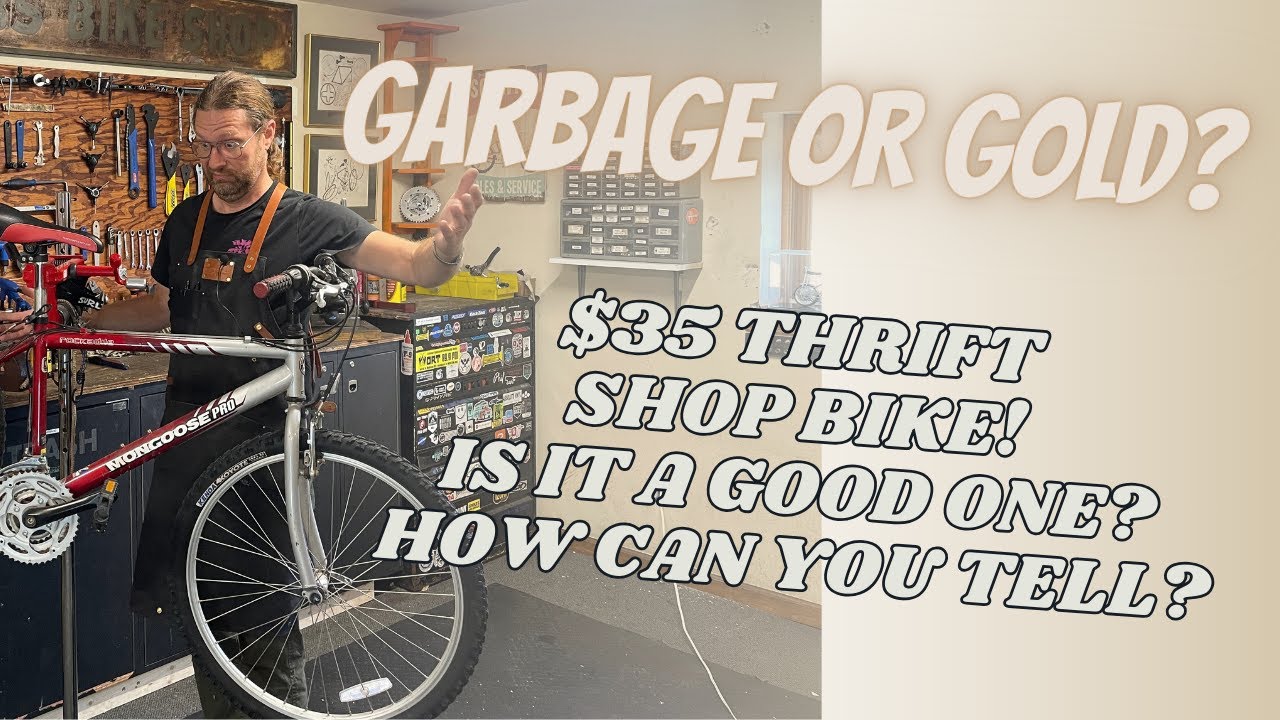 THRIFT SHOP BICYCLE GAMBLE! Was this Mongoose worth saving? Clean, lube and adjust - bicycle tuneup!