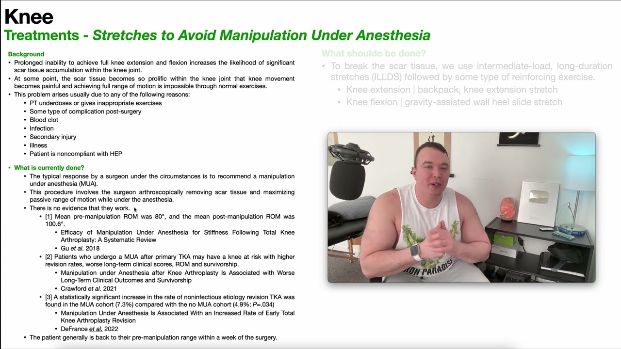 Commentary on Manipulations Under Anesthesia (MUAs) | Purpose & Why to Avoid Them