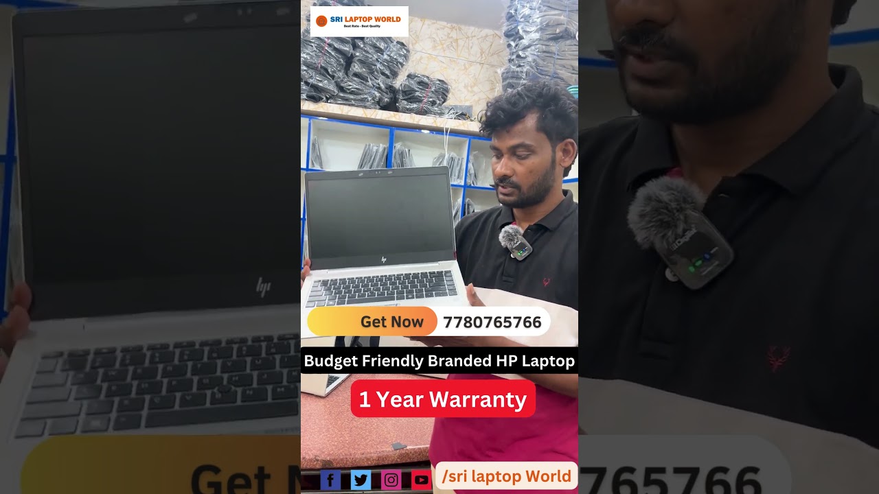 Budget Friendly Branded HP Laptop | Students and software employees special discount Laptops