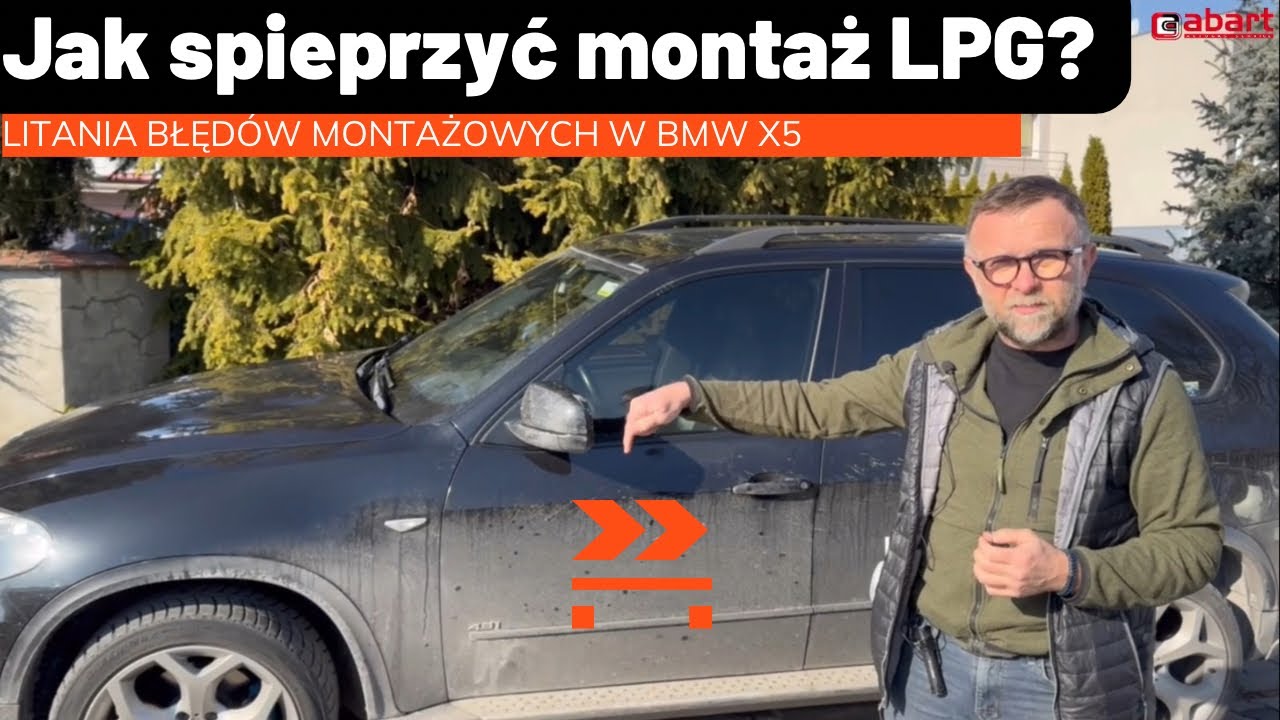 Fuszery w BMW X5 4.8i V8 E70 w montażu instalacji LPG poprawione w @AbartAutoGazSerwis
