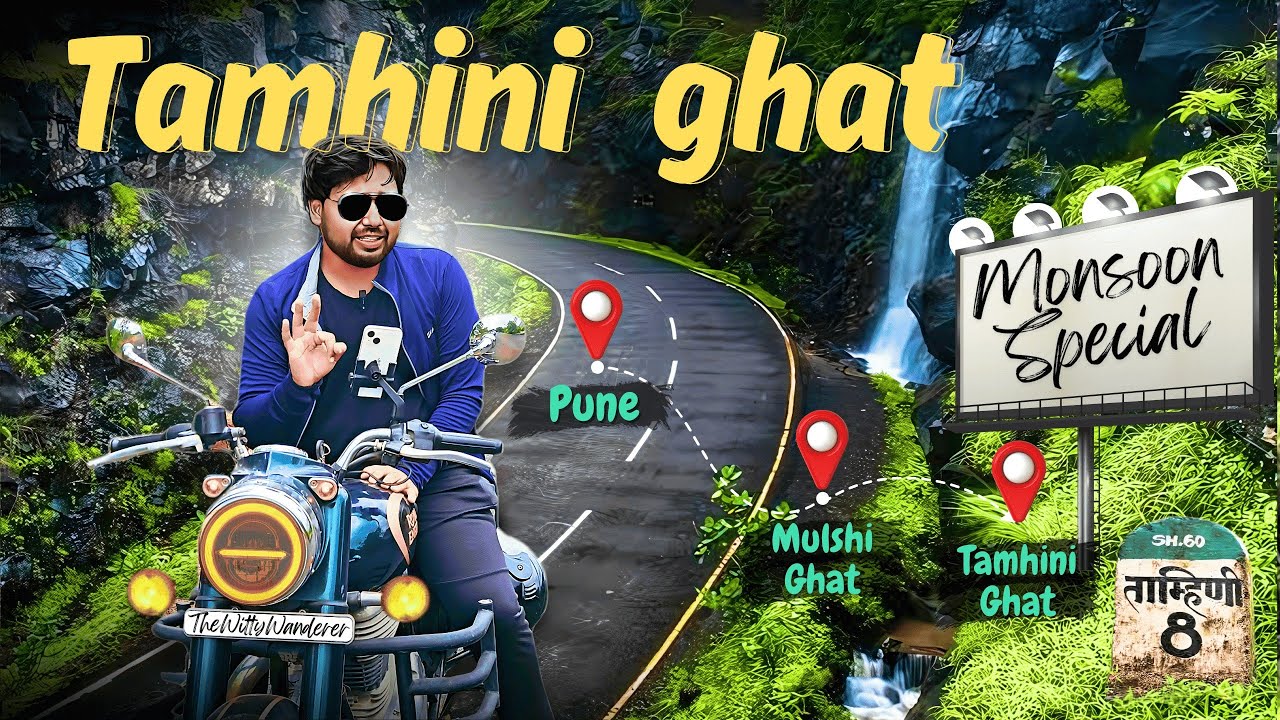 Thrilling Bullet Bike Trip to Mulshi - Tamhini Ghat | Monsoon Adventure Ride🌧️