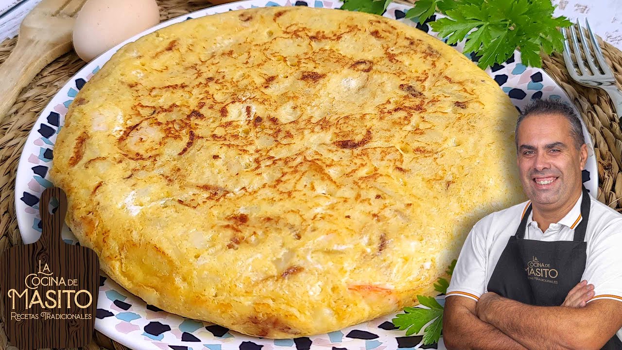 Mi tortilla de patata favorita con un interior de escandalo