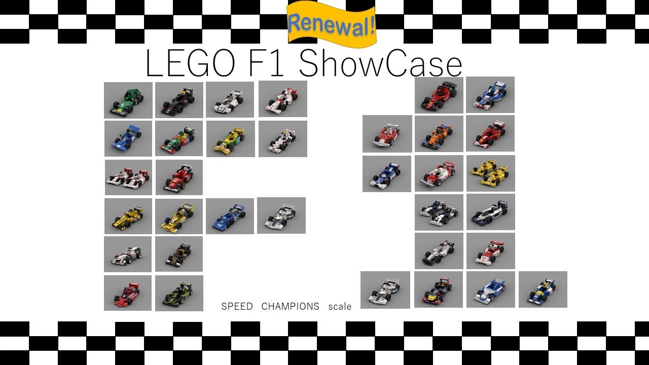 Juchuan's LEGO F1 MOC SHOWCASE ! -Renewal!-