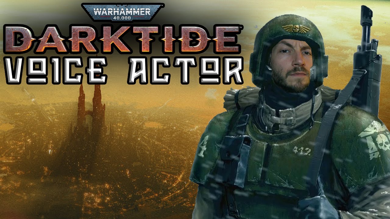 Актер озвучки Darktide играет в Random Squad