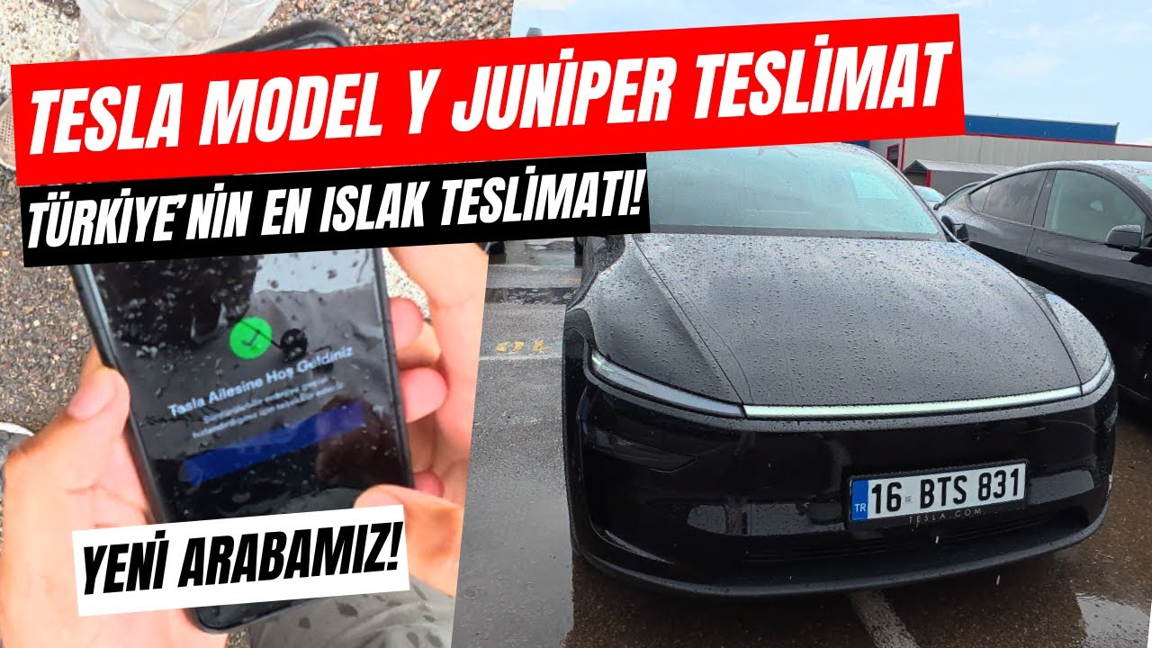 TÜRKİYE'NİN EN AKSİYONLU TESLA TESLİMATI! | Yeni Arabam Tesla Model Y Juniper | @OtoGrafi