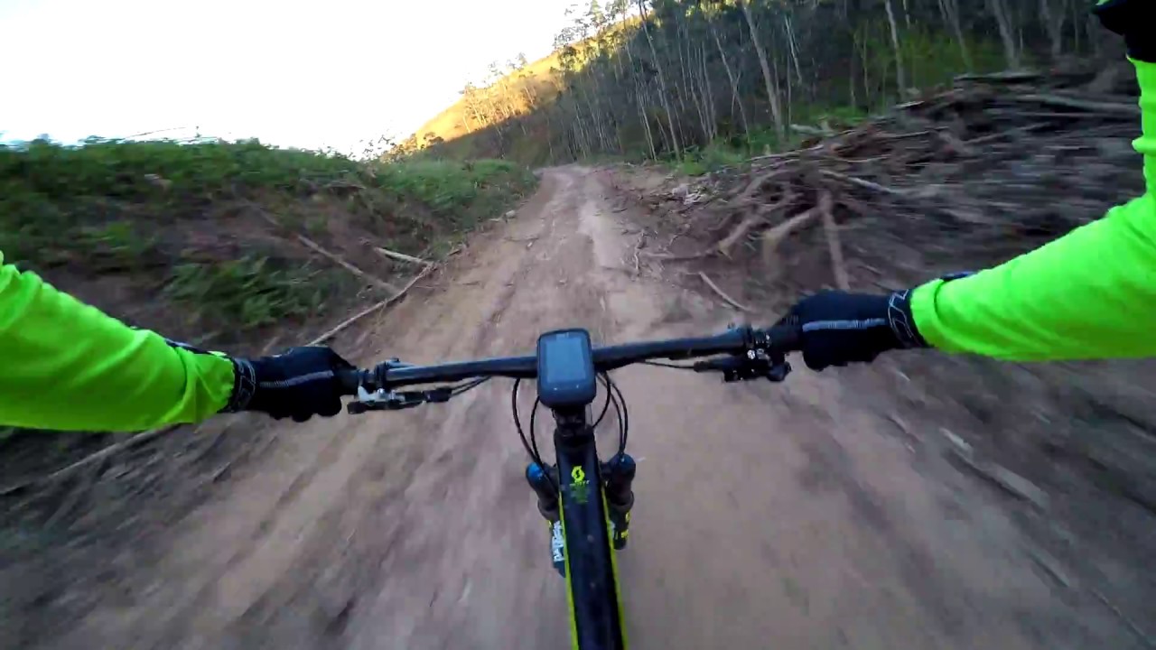 MTB Bajada monte areo desde area recreativa. Gijon Asturias