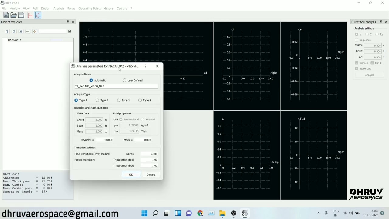 Анализ профиля крыла в XFLR5 | Учебные пособия по XFLR5 | Учебное пособие по моделированию профил...
