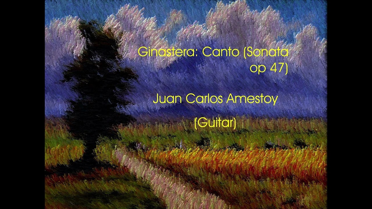 Alberto Ginastera, Sonata op 47 - Juan Carlos Amestoy (Guitar) Kleine Musikhalle Hamburg, 1995