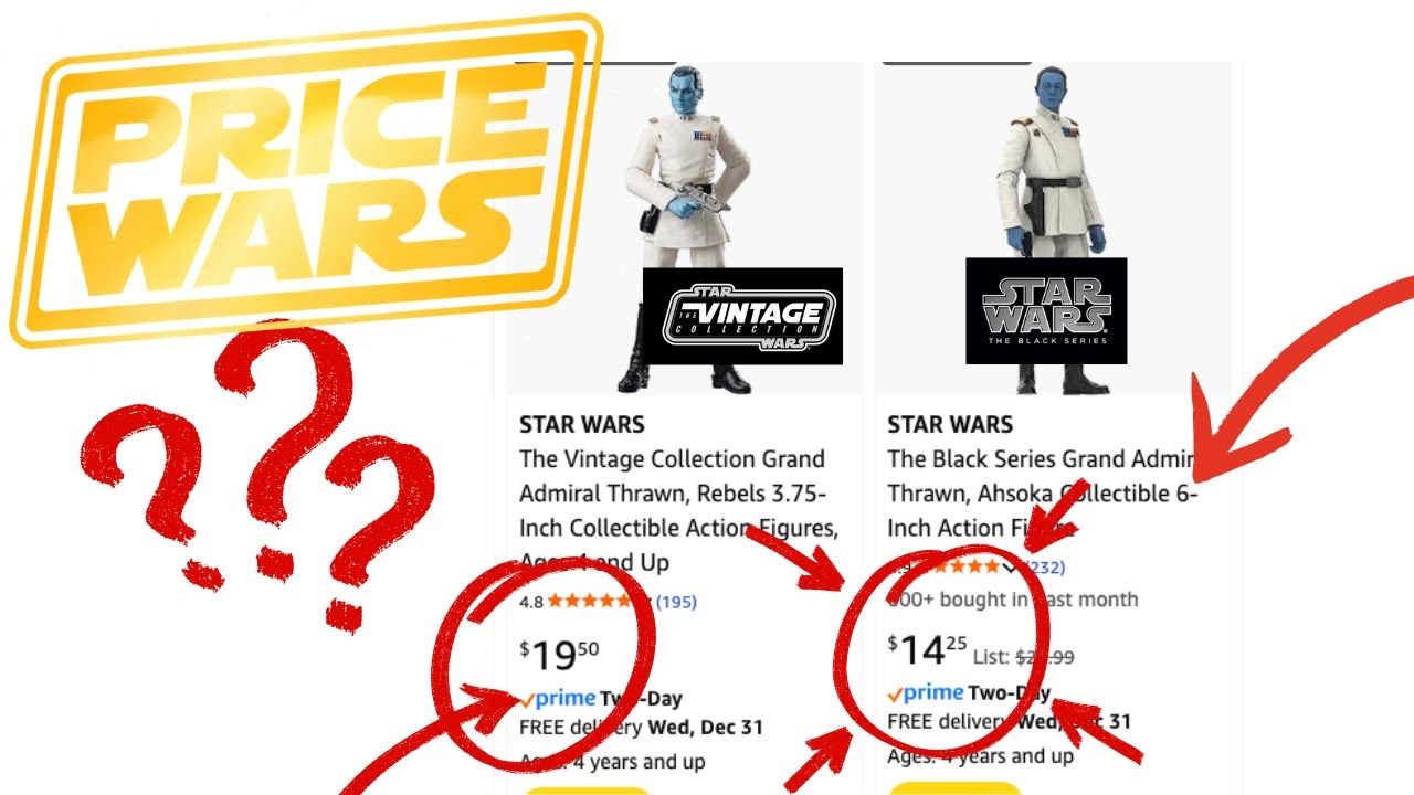 Почему фигурки Star Wars из серии Black Series стоят дешевле, чем из серии Vintage Series? Когда ...