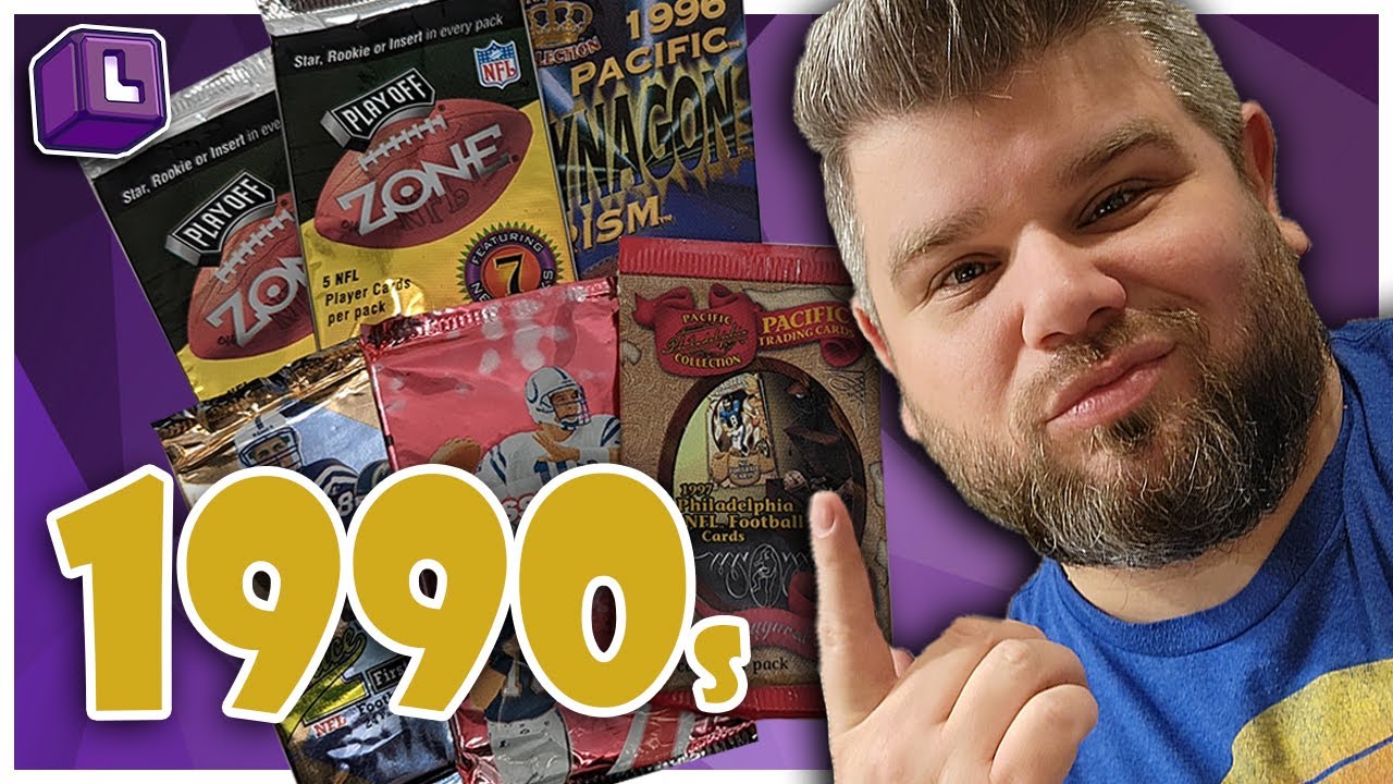 Peyton Manning Rookie Card HUNTING! OPENING 1990s Football Packs!