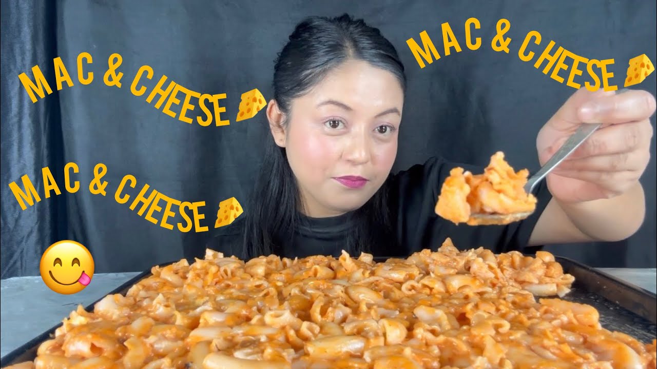 Mac n Cheese Lovers MUST Watch This 😍🔥” Extra Cheesy Mac n Cheese Mukbang | Creamy Crunchy Sounds 🤤🎧