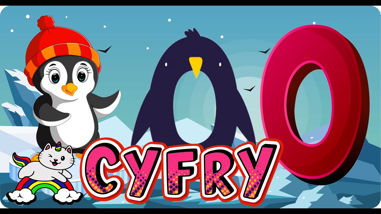 Poznajemy cyferki od 0 - 9  -  Nauka cyfr dla dzieci – Zwierzaki cyfraki