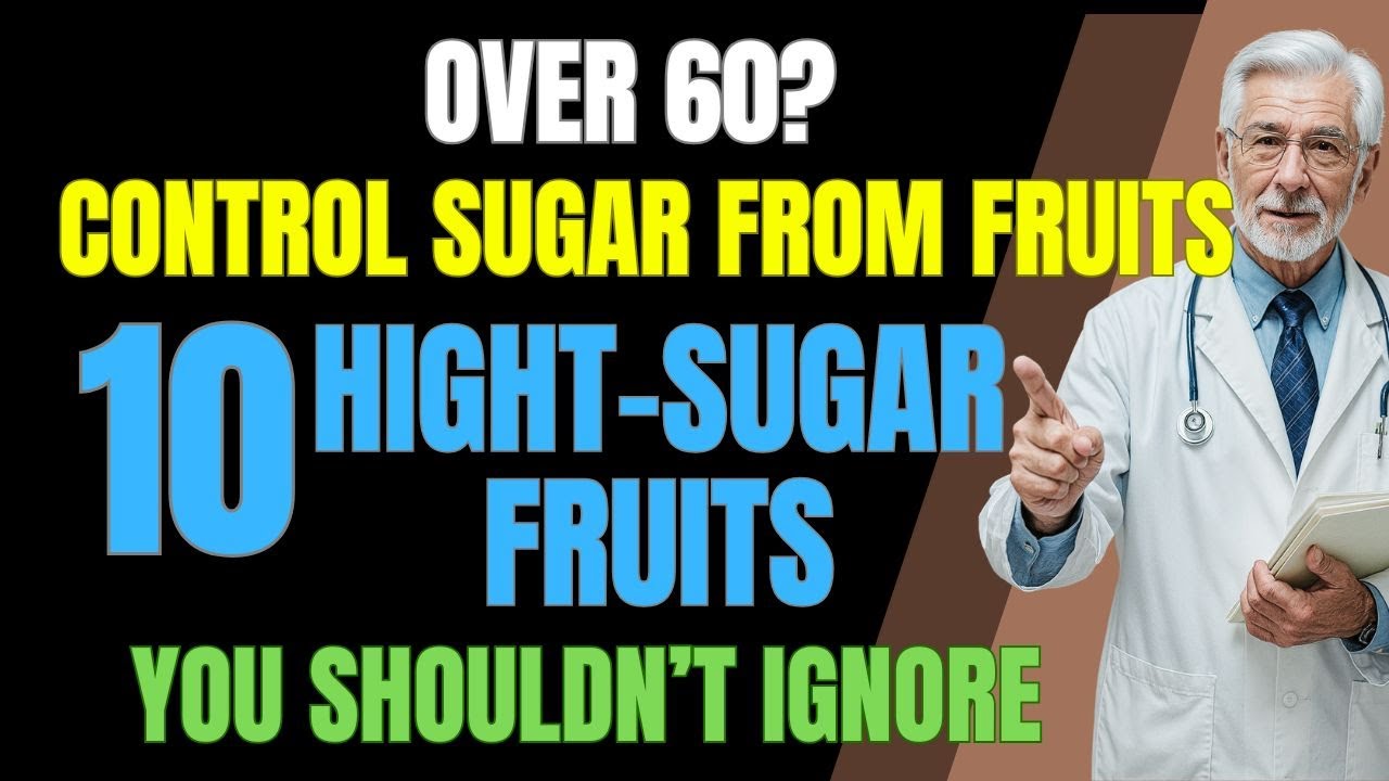 How to Control Sugar from Fruits After 60 | 10 High-Sugar Fruits to Watch