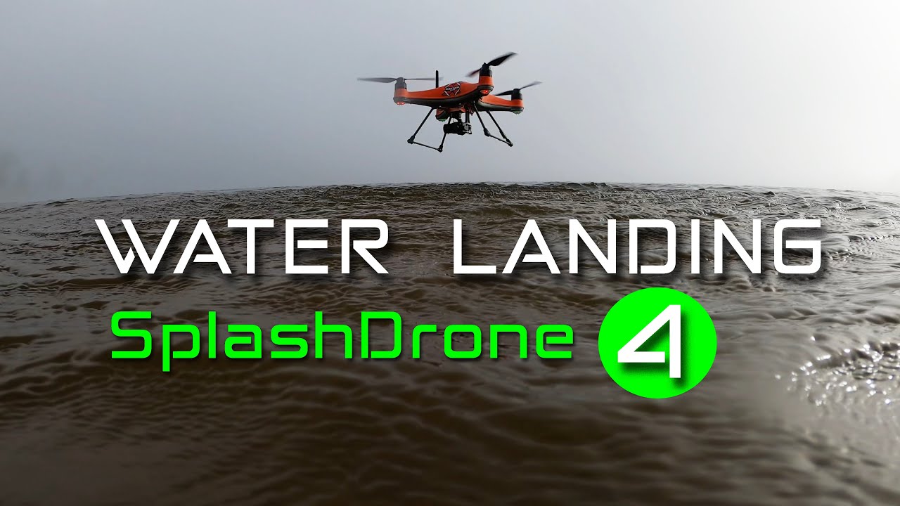 Новый водонепроницаемый дрон SplashDrone 4 приземляется в воду (ЧАСТЬ 4)