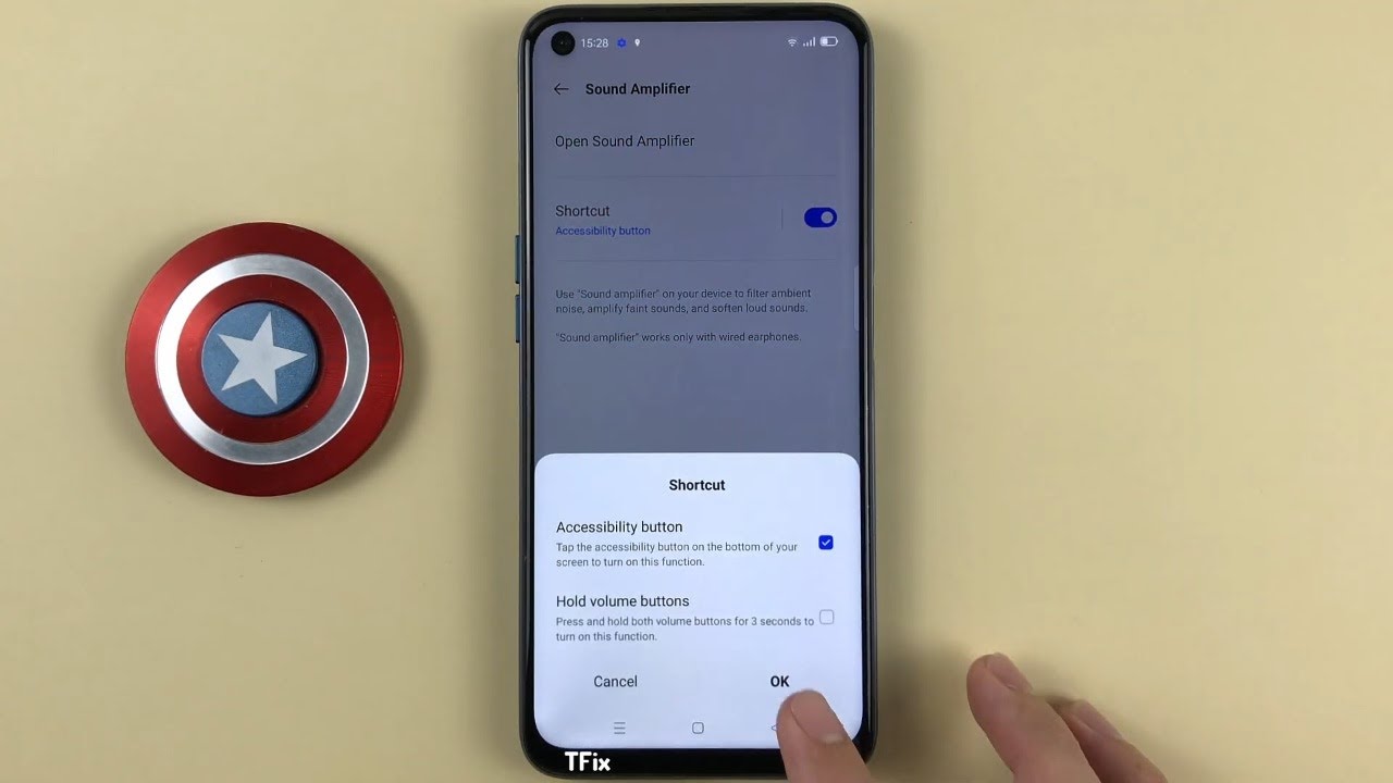 Sound Amplifier on Realme 6 Android 11