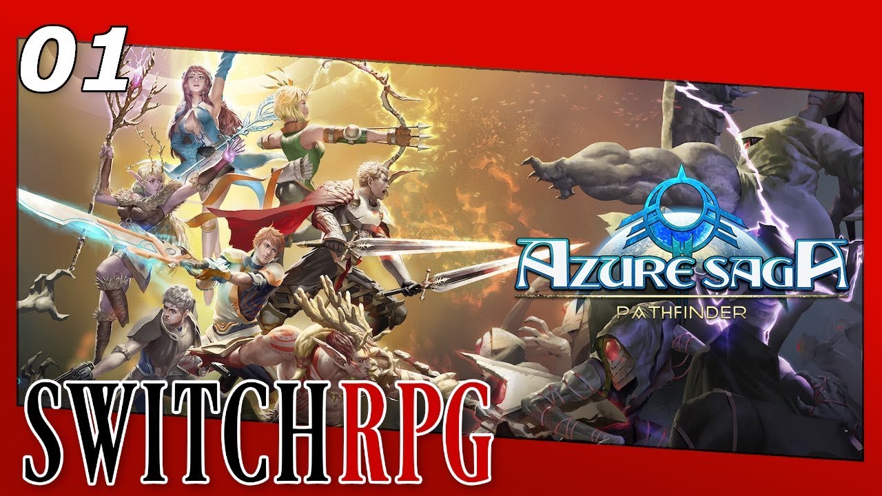 Azure Saga Pathfinder - Nintendo Switch Gameplay - Episode 1 - Crash Landing