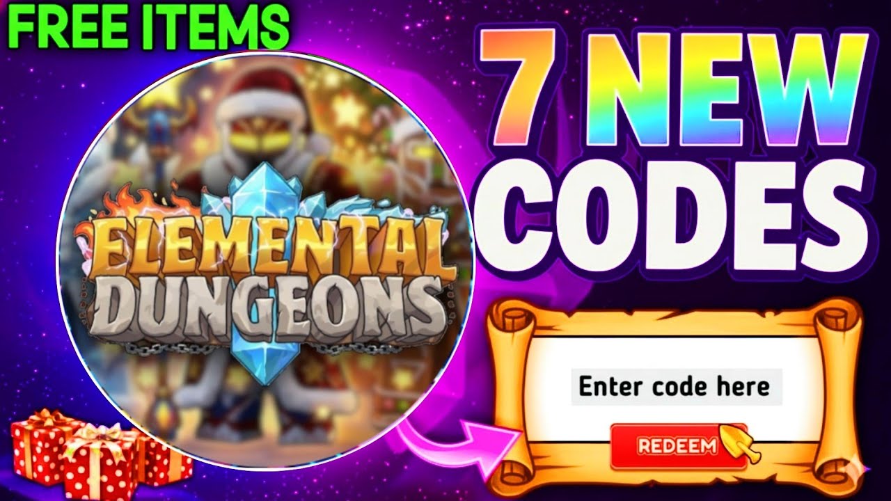 *СЕКРЕТНОЕ ОБНОВЛЕНИЕ!* | Коды Elemental Dungeons 2026 (ROBLOX Elemental Dungeons)
