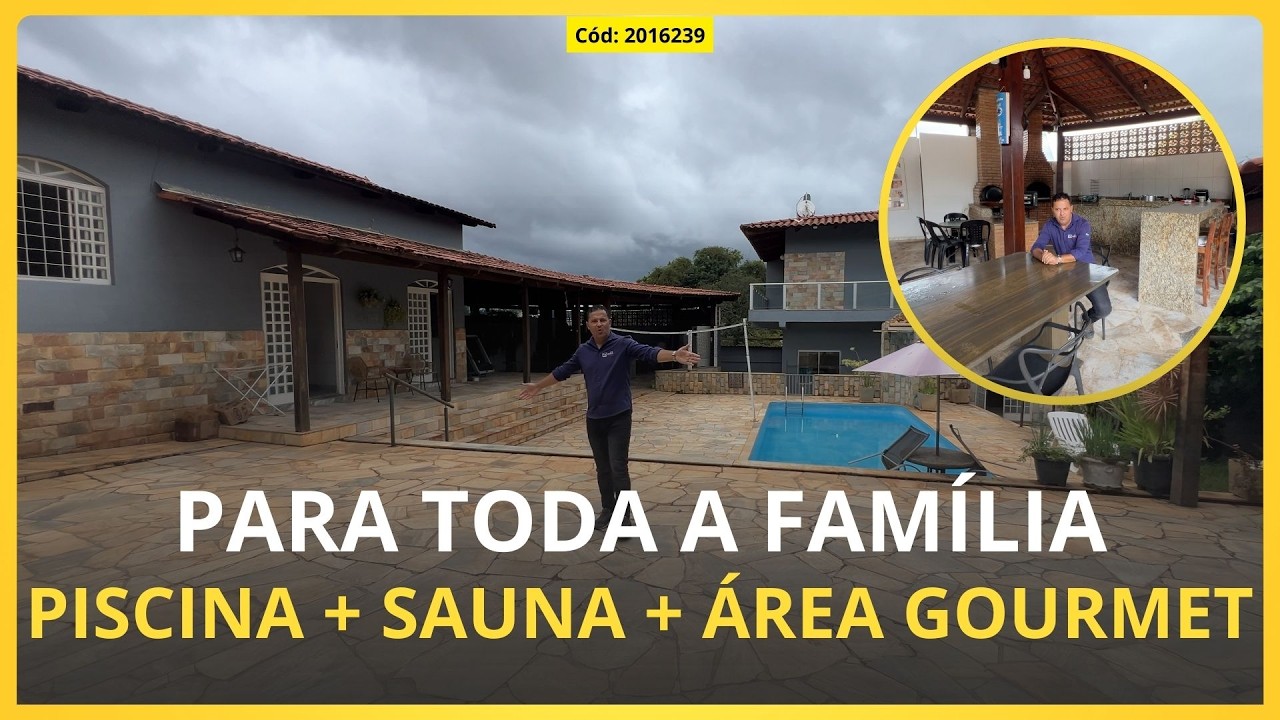 CASA COM PISCINA, SAUNA E ÁREA GOURMET, IDEAL PARA FAMÍLIAS GRANDES! – JUATUBA