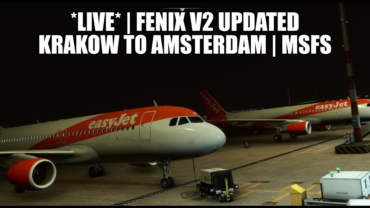 🔴 FENIX A320 UPDATE - Krakow to Amsterdam (A320) Real Ops Flight | VATSIM & MSFS 2020