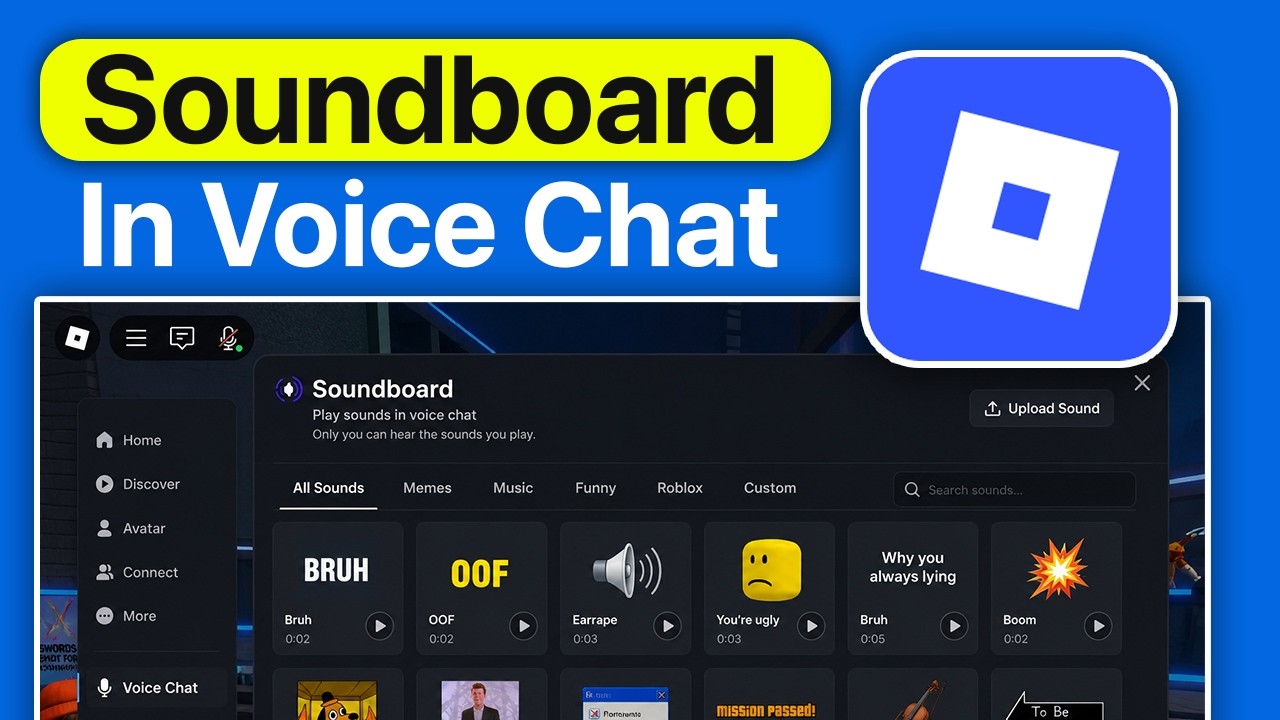 How to Use Soundboard on Roblox Voice Chat - 2026 Guide