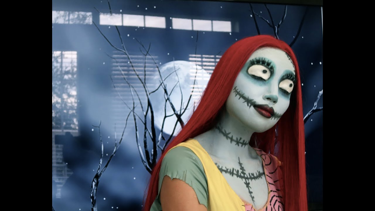 Sally (Nightmare Before Christmas)  Make-up Tutorial
