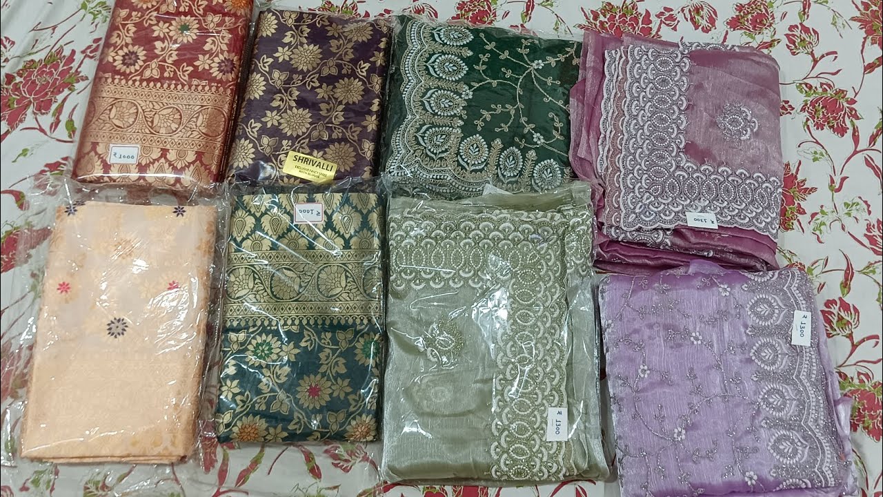 Banarasi Saree | Organza Saree | Gota Patti Saree