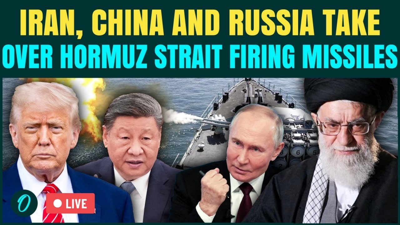 U.S VS IRAN LIVE: Iran, China & Russia TAKE OVER Strait of Hormuz, FLEX Naval Power |Trump Fumes
