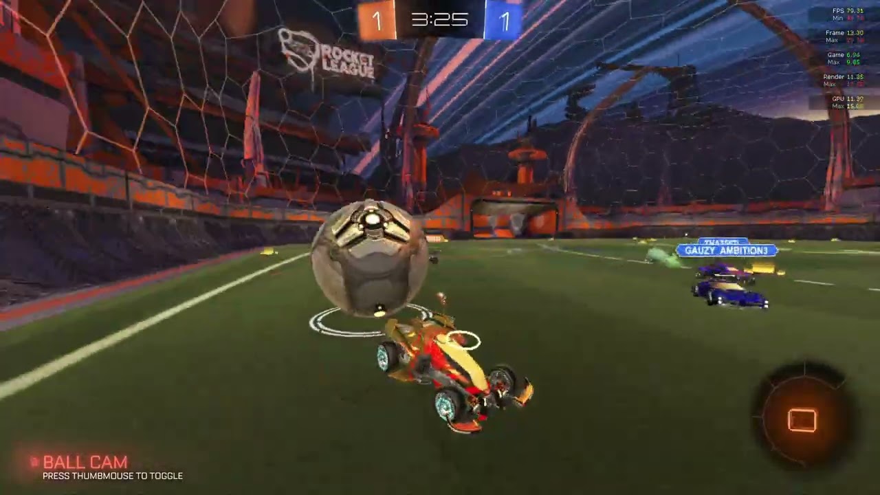 Random duos rocket league competitive match unranked (we won)