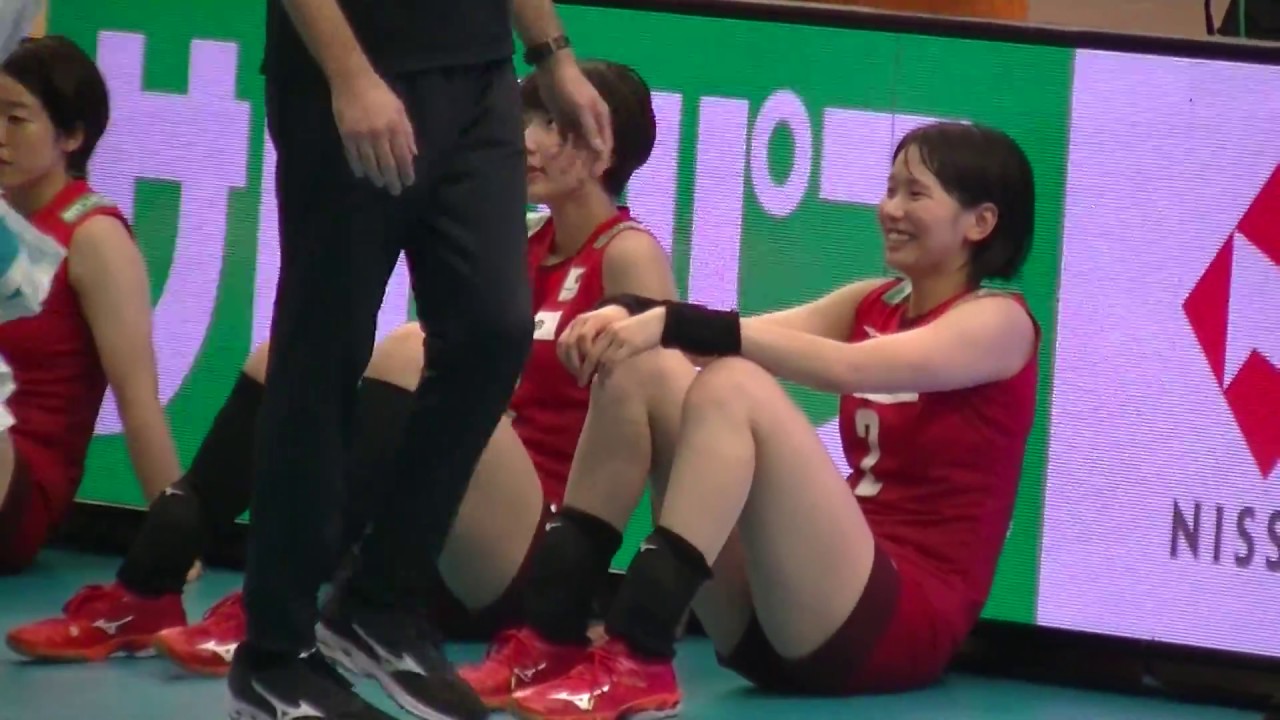 女子バレーボール世界選手権に行ってみた！／【5位決定戦】試合後のわちゃわちゃクールダウン／2018.10.19　日本×アメリカ　ファイナルラウンド横浜大会　横浜アリーナ