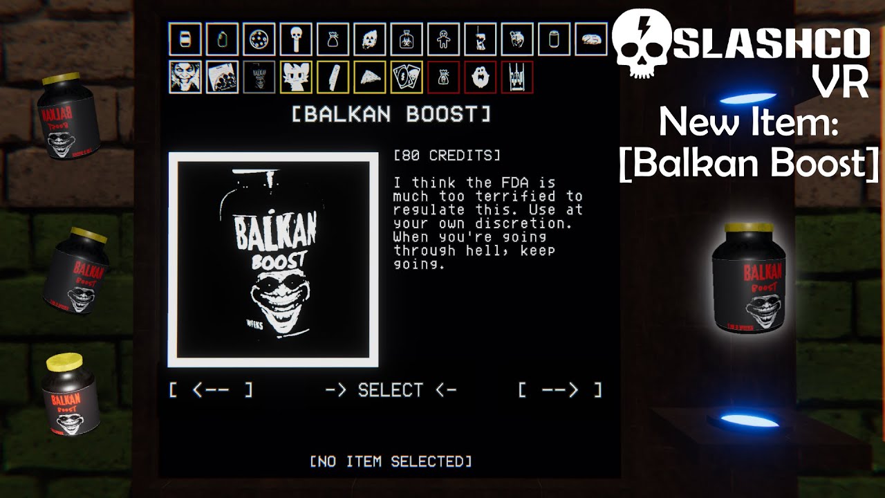 VRChat | SlashCo VR | New Item: Balkan Boost