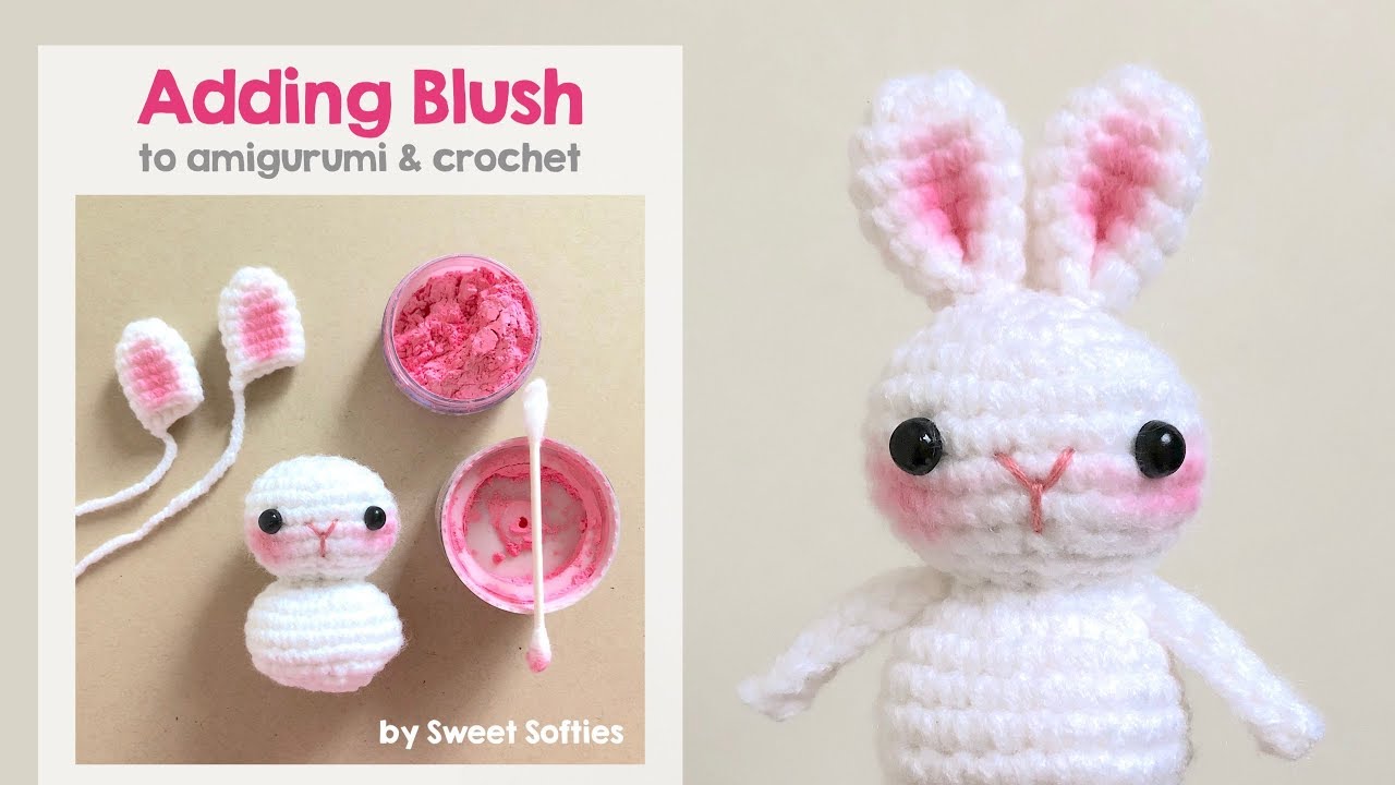 Как добавить румянец куклам-амигуруми и вязаным крючком || Урок от Sweet Softies